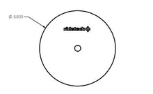 Load image into Gallery viewer, Ridetech Air Spring Patten Plate 1/8in Thick 5.5in OD - Single