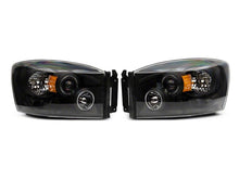 Load image into Gallery viewer, Raxiom 06-08 Dodge RAM 1500 LED Halo Projector Headlights- Black Housing (Clear Lens)