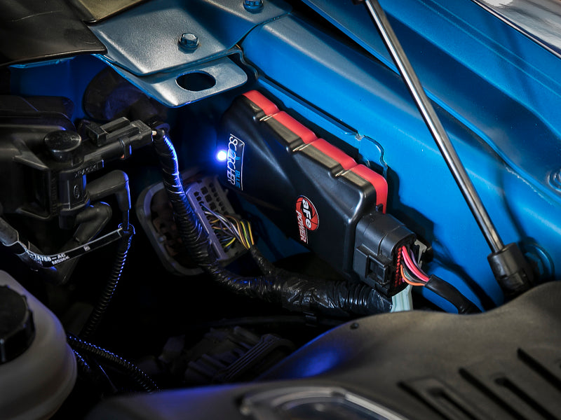 aFe Scorcher Blue Power Module 15-23 Ford F-150 2.6L V6 (TT) 77-83017