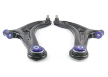 Load image into Gallery viewer, SuperPro 2011-2019 Ford Fiesta S Front Lower Control Arm Set w/ Bushings (+Caster)