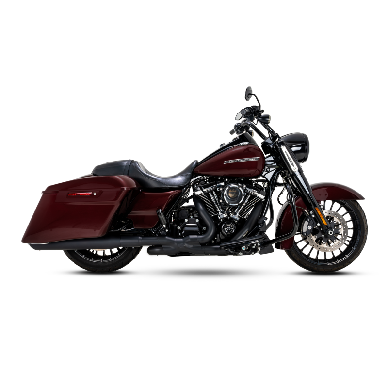 Vance & Hines 17-24 Harley-Davidson Trike Road Glide 3 FreeWheeler FLRT Twin Slash Slip-ons - Black 46796