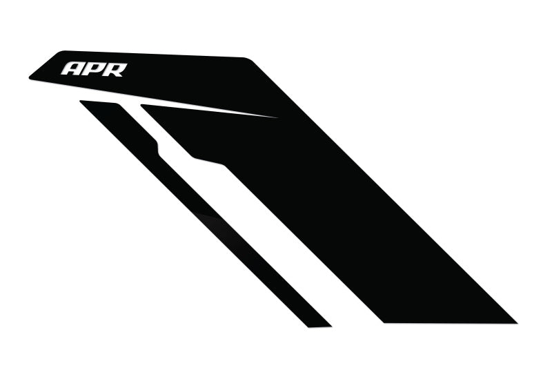 APR Sideburn Stickers - Black APR/Black Stripe (Pair) PM100344