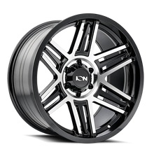 Load image into Gallery viewer, ION Type 147 17x9 / 5x127 BP / 0mm Offset / 78.1mm Hub Black/Machined Wheel