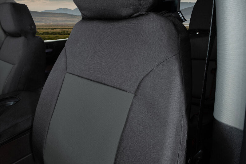 Covercraft 11-24 Toyota 4Runner Endura PrecisionFit Custom Front Row Seat Covers - Black/Charcoal