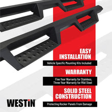 Load image into Gallery viewer, Westin 2024+ Tacoma Double Cab HDX Drop Nerf Step Bars - Textured Black