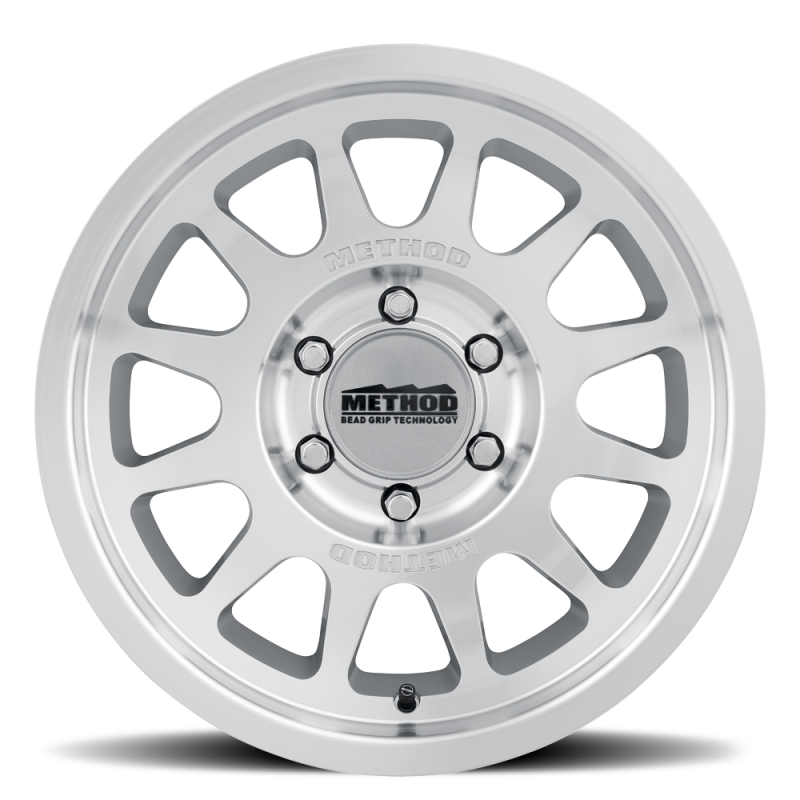 Method MR703 Bead Grip 20x9 0mm Offset 6x5.5 106.25mm CB - Machined Clear Coat MR70329060300