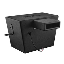 Load image into Gallery viewer, DS18 Polaris RZR 10in Subwoofer Enclosure w/EXL-X10.2D Subwoofer- Black Finish- Acrylic Window- LED