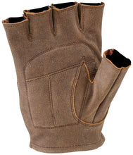 Load image into Gallery viewer, Kuryakyn Leather By River Road Buster Vintage Shorty Gloves Black - Small