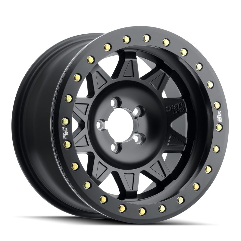 Dirty Life 9302 Roadkill 17x9/5x127 BP/-38mm Offset/71.5mm Hub Matte Black Wheel - Beadlock - GTR Auto