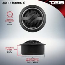 Load image into Gallery viewer, DS18 1.7in Dome Tweeter Neodymium 50 Watts RMS 1in Pei Vc 4 ohm