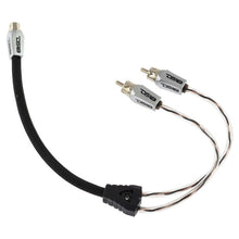 Load image into Gallery viewer, DS18 Level 3 RCA Wire Y Connector 1 Female to 2 Male Black + Red Kit