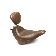 Load image into Gallery viewer, Mustang 18-21 Harley Heritage Classic, Deluxe Wide Tripper Solo Seat w/Driver Backrest - Brown