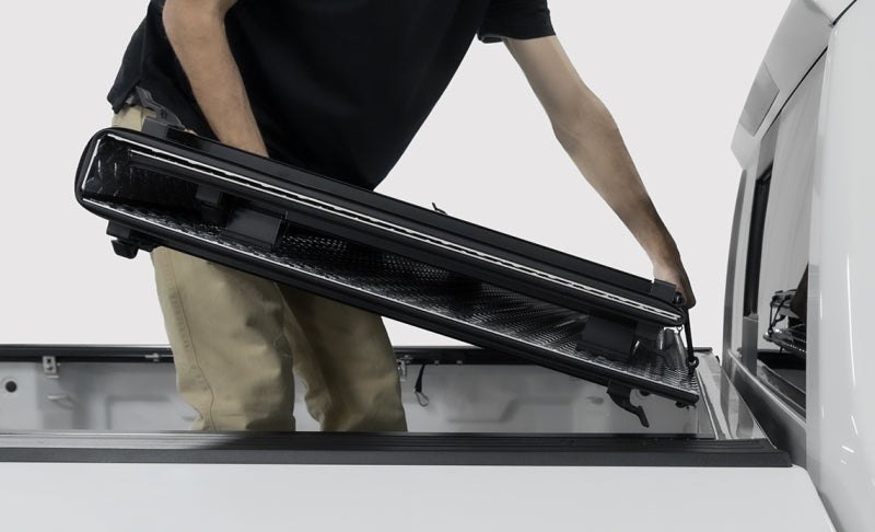 Access LOMAX 2024 Toyota Tacoma 5ft Bed Folding Hard Cover - Black Diamond Mist