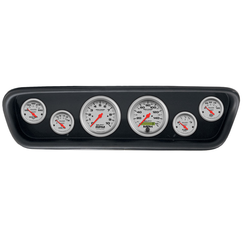 Autometer Direct Fit 5 Piece Dash Kit 64-65 Ford Mustang (3 3/8in & 2 1/16in x 4) - Ultra-Lite 2107-13