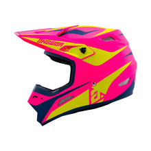 Load image into Gallery viewer, Answer 26 AR1 Mototown Helmet Matte Pink/Hyper Acid/Dark Blue Youth - Large