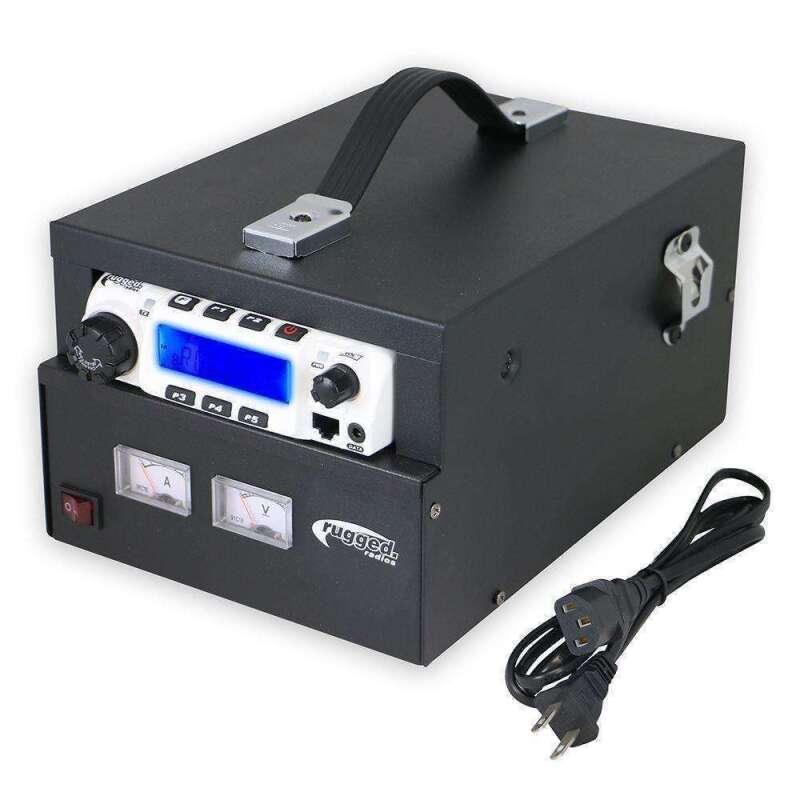 Rugged Radios Desktop Power Supply and Cabinet for M1 RM45 & RM60 Mobile Radios DT-POWER-SUPPLY