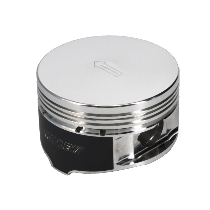 Manley Ford 4.6L/5.4L (3Valve) Flat Top Forged Aluminum 3.572in Bore 0cc Dome Piston Set - GTR Auto