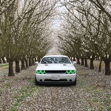 Load image into Gallery viewer, Oracle 08-14 Dodge Challenger LED Projector Headlight Halo Kit - Green