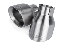 Load image into Gallery viewer, APR Double-Walled 4in Slash-Cut Tips - Brushed - Set of 2 TPK0002