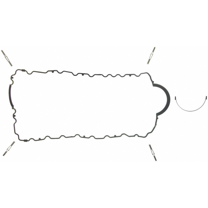 Fel-Pro Oil Pan SnapUps Included for OS 30634 R Engine Oil Pan Gasket Set PermaDry molded rubber