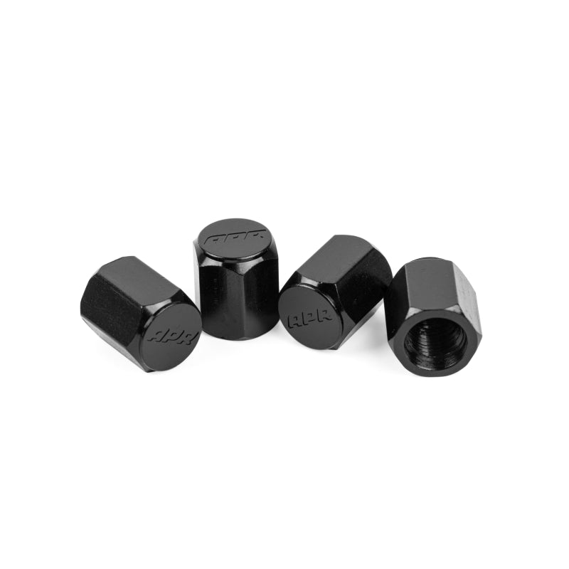 APR Valve Stem Caps - Gloss Black (Set of 4) MS100197