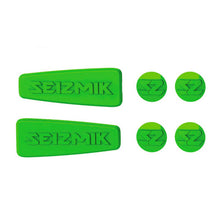 Load image into Gallery viewer, Seizmik Kawasaki Pursuit Mirror Color Insert Kit - Lime Green