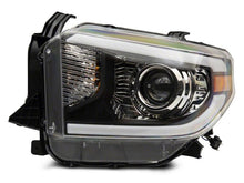 Load image into Gallery viewer, Raxiom 14-21 Toyota Tundra Axial Projector Headlights w/ SEQL LED Bar- Black Housing (Clear Lens)