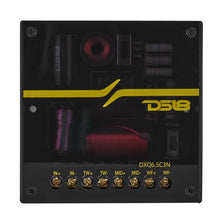 Load image into Gallery viewer, DS18 Dlx Qlty 6.5in+3.5in+2.2in 3-Way 180 Watt RMS 4 ohm Ylw Straw + Composite Foam Cone Neodymium