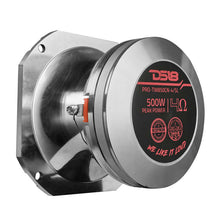 Load image into Gallery viewer, DS18 4in Super Bullet Tweeter Neodymium 250 Watts RMS 1.5in PEI Vc 4 ohm Silver