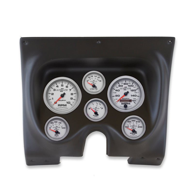 Autometer 67-68 Camaro/Firebird Ultra-Lite II Direct Fit Gauge Kit 6pc Tach/Mph/Fuel/Oilp/Wtmp/Volt 2130-14