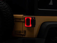 Load image into Gallery viewer, Raxiom 07-18 Jeep Wrangler JK Axial Series Carver LED Tail Lights- Black Housing (Smoked Lens)