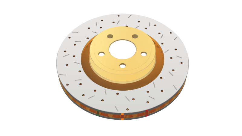 DBA Porsche 911/Boxster/Cayman Front Drilled & Slotted 4000 Series Rotor