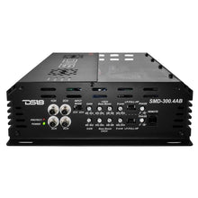 Load image into Gallery viewer, DS18 Steave Meade Colab 4-Channel Amp Class A/B 2x600/4ohm Bridge 4 x 300/2ohm 4x200/4ohm Watts LED