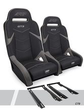 Load image into Gallery viewer, Polaris RZR GT3 Suspension Seats Kit - Black Gray