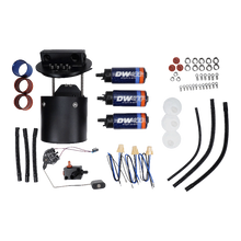 Load image into Gallery viewer, DeatschWerks X3 Series Fuel Pump Module w/ Triple DW400 Fuel Pumps for 2011-2024 Ford Mustang 9-401-7032