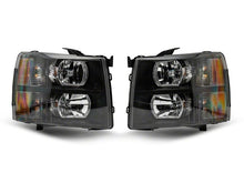 Load image into Gallery viewer, Raxiom 07-13 Chevrolet Silverado 1500 Euro Headlights- Black Housing (Clear Lens)