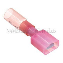 Load image into Gallery viewer, NAMZ Heat Sealable .25in. Male Quick Disconnect Terminals 22-18g (25 Pack)