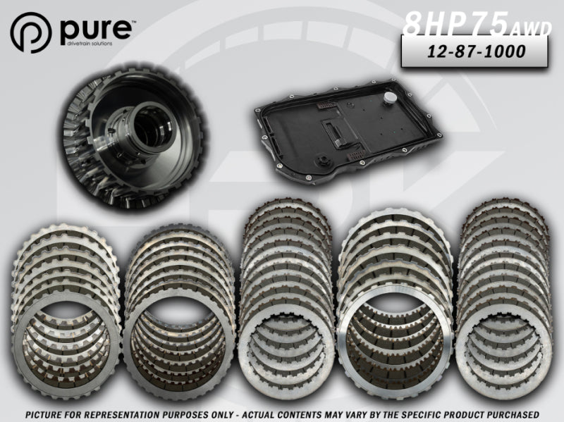 Pure Drivetrain 8HP75 High Performance Transmission Hard Parts Kit - AWD - Stage 1