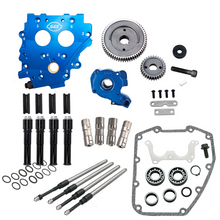 Load image into Gallery viewer, S&amp;S Cycle 99-06 BT Gear Drive Cam Chest Kit w/o Cam - Black Pushrod Tubes