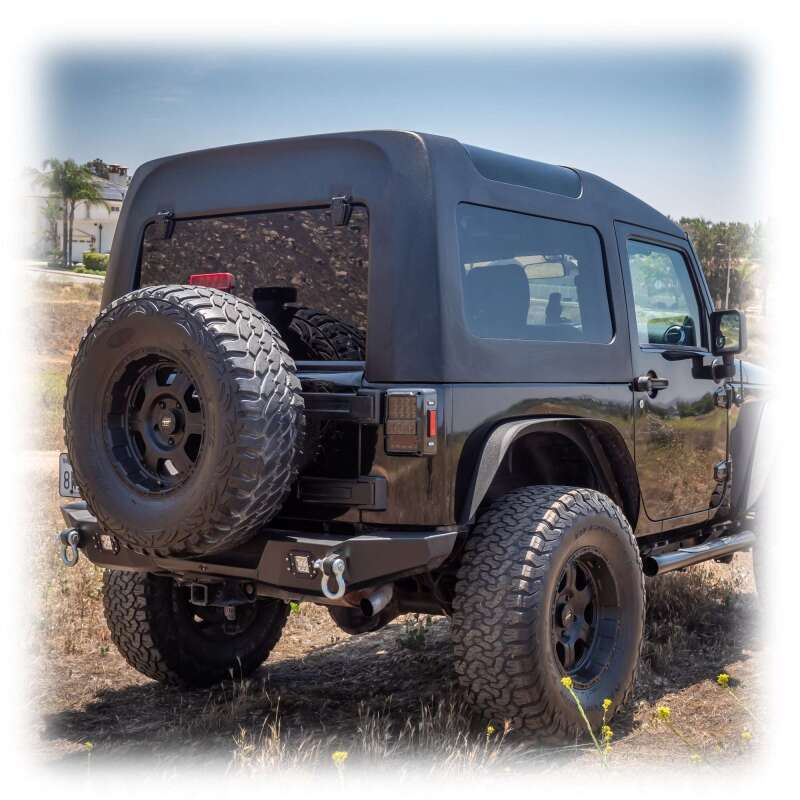 Turn Offroad 2007-2018 Jeep JK 2 Door Safari Style Hardtop Primer (Paintable) HTJKSF-M2P
