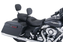 Load image into Gallery viewer, Mustang 08-21 Harley FL Touring Recessed Passenger Seat with Backrest - Black