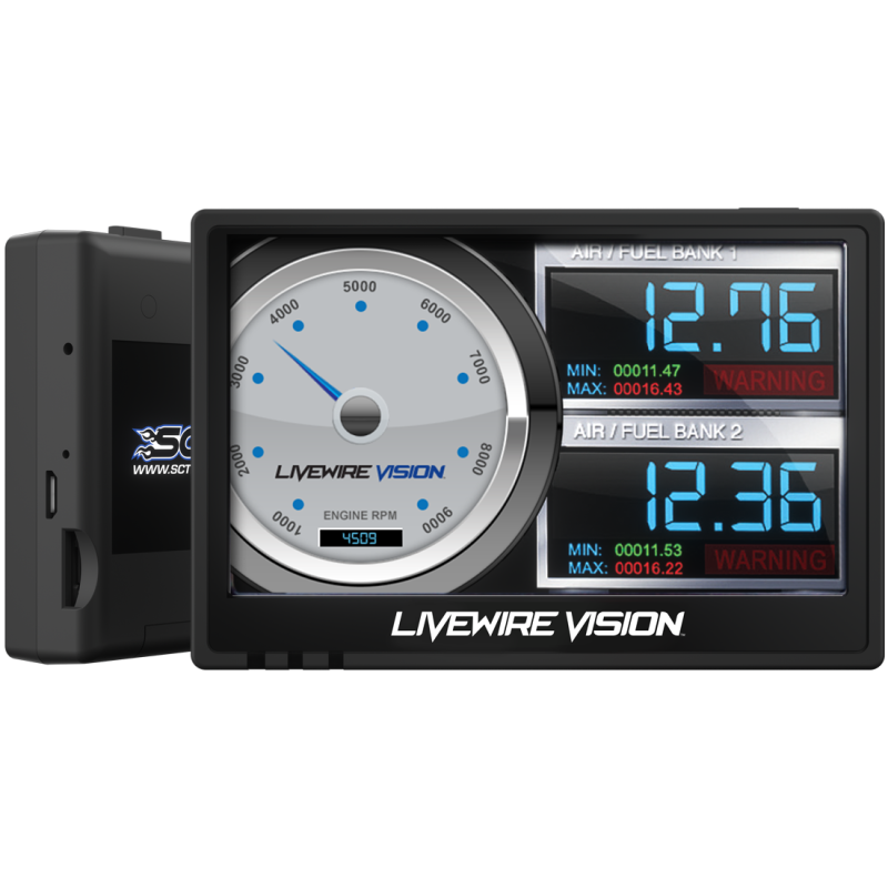 SCT Performance Livewire Vision Performance Monitor (for 1996+ Ford Vehicles) 5015PWD