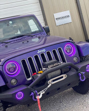 Load image into Gallery viewer, Oracle 07-17 Jeep Wrangler LED Fog Light Halo Kit - UV/Purple