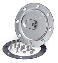 Load image into Gallery viewer, Sparco Fuel Cap Locking Brushed Alum