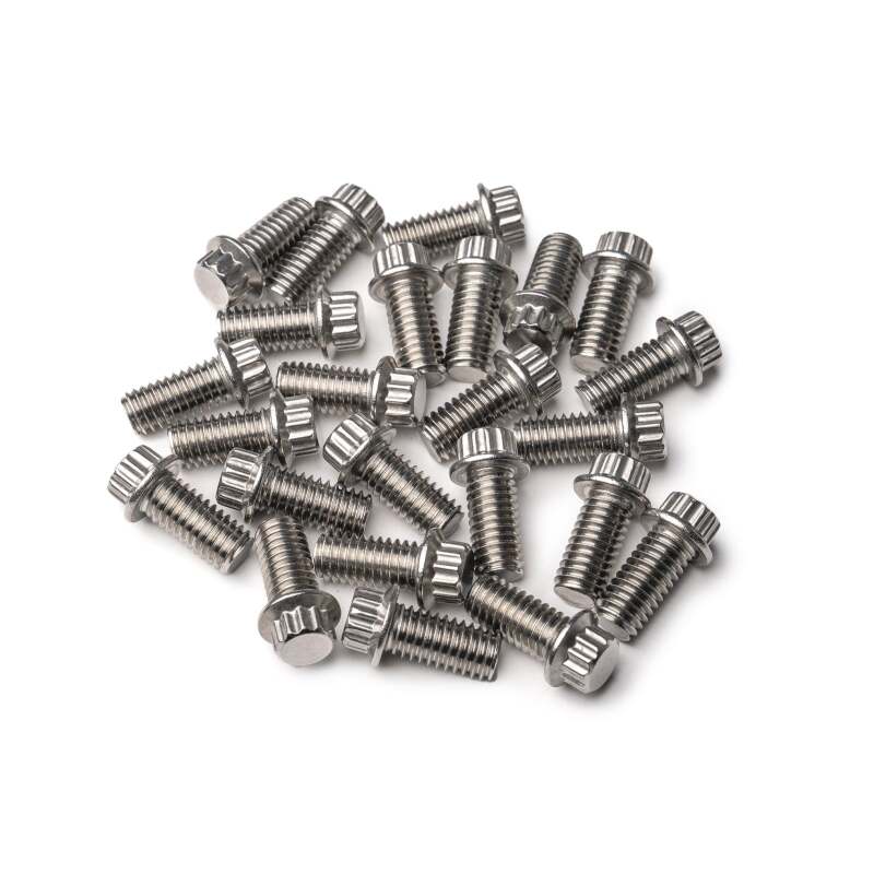 Method Lip Bolt - 12 Point - Stainless Steel - 3/8-16 x 0.59 - Kit BT-BOLT 12P SS KIT