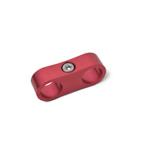 Load image into Gallery viewer, Russell Hose Separator For -10 Braided Hose Red Anodize (2 Pack)