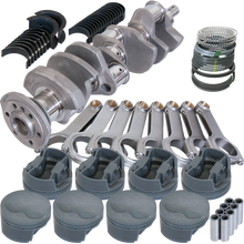 Load image into Gallery viewer, Eagle Chevy 400 3.750in Crank 6.000in H-Beam -5cc Flat Top 4.155in Pistons Rotating Assembly