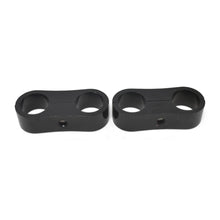 Load image into Gallery viewer, Russell Hose Separator For -12 Braided Hose Black Anodize (2 Pack)