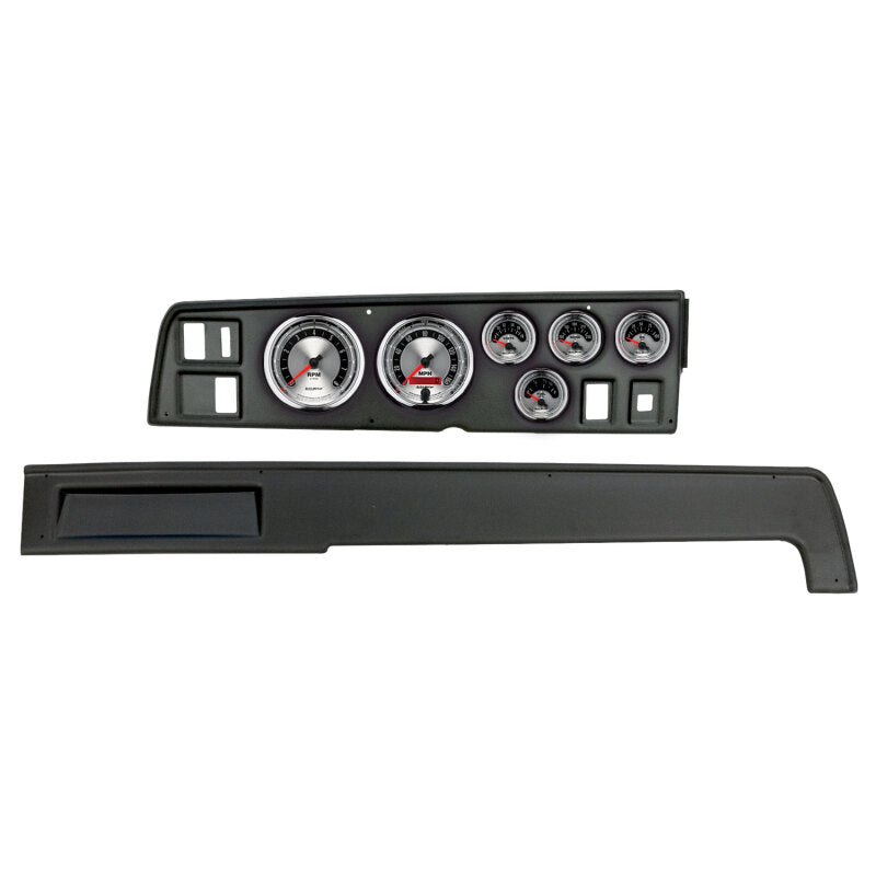 Autometer 68-70 Dodge Charger American Muscle Gauge Kit 6 Pc Tach/Mph/Fuel/Oilp/Wtmp/Volt 2907-01