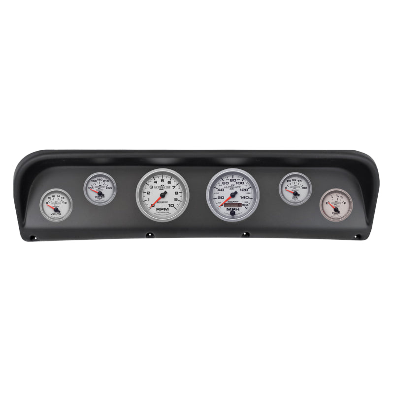 Autometer Ultra-Lite II Direct Fit Dash Kit 67-72 Ford F100 (2 x 3-3/8in. / 4 x 2-1/16in.) 2938-14